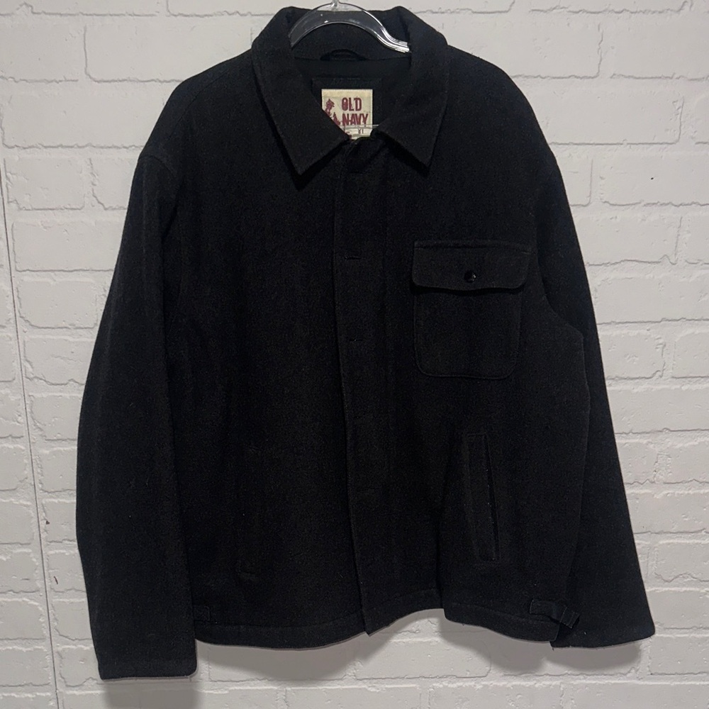 Old Navy Men's Dark Charcoal Shirt Jacket